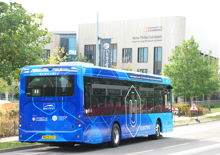 Universal bus on Cambridge Biomedical Campus