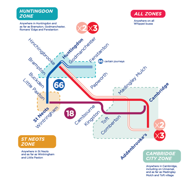 Our fare zone map