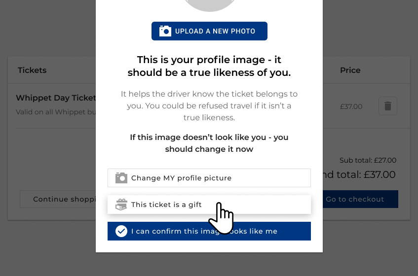 Ticket Gifting Instructions