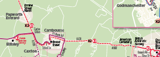 Our Cambridgeshire routes