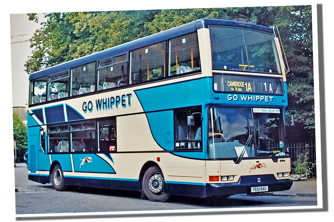 historic Whippet bus
